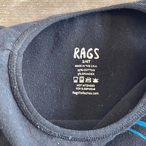 Rags | Blue Trinny Tank Romper | Size: 3/4 - Picture 5 of 5